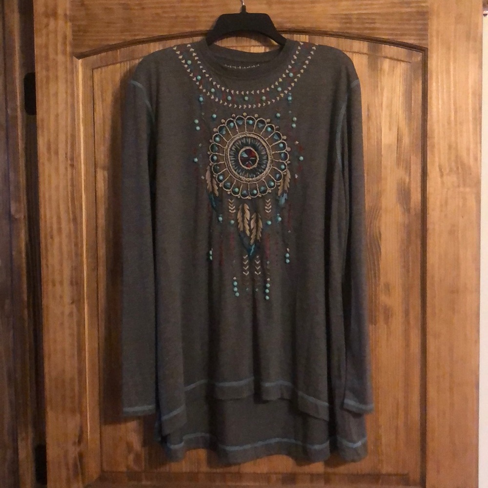 Double D Ranch knit top